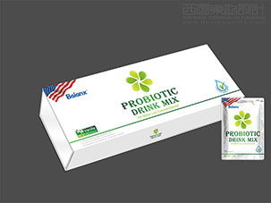 美國PROBIOTIC DRINK MIX藥品包裝設計