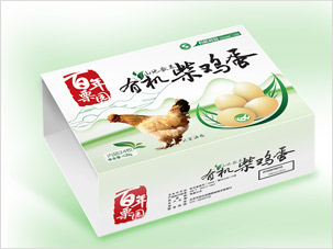 百年栗園柴雞蛋包裝設計農產(chǎn)品包裝設計