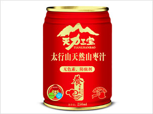 邢州棗業(yè)天力三寶山棗汁包裝設(shè)計案例圖片欣賞