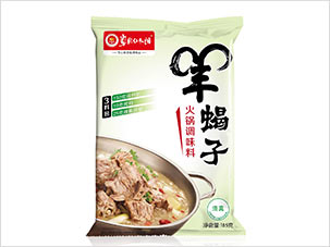 紅太陽食品公司火鍋底料調(diào)味品包裝設計