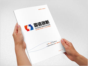 北京國信創(chuàng)新科技公司畫冊設計案例圖片