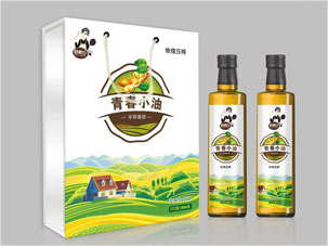 黑龍江好老公大豆食用油包裝設(shè)計案例