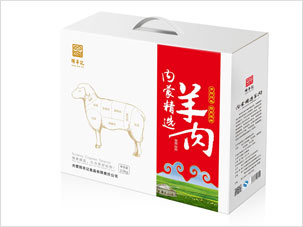 擇羊記羊肉農(nóng)產(chǎn)品禮品盒包裝設計