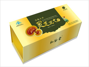 華夏仙谷堂靈芝三七茶保健品包裝設(shè)計(jì)