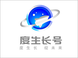 百度大學(xué)度生長號(hào)品牌logo設(shè)計(jì)案例