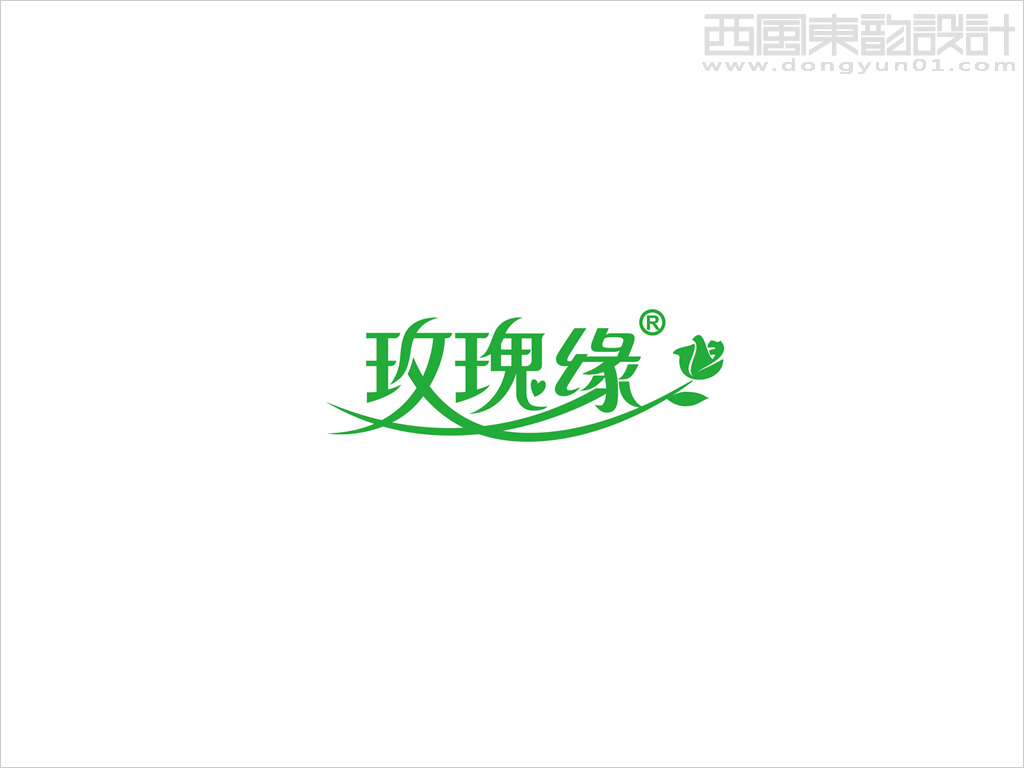 玫瑰緣logo設(shè)計