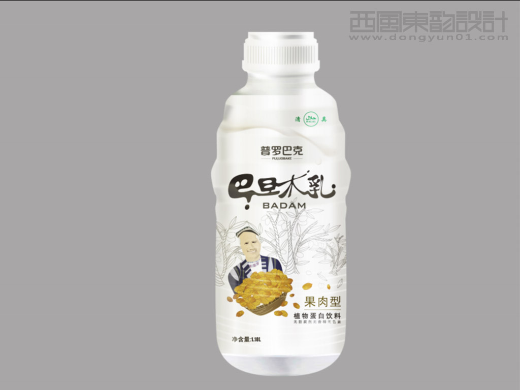 新疆小金牛食品有限公司巴旦木乳包裝設(shè)計(jì)果肉型