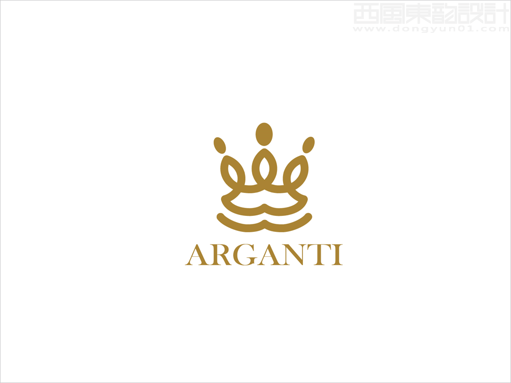 arganti阿甘油logo設計圖片