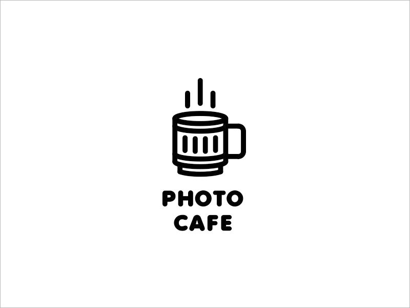 PHOTO CAFE LOGO設(shè)計