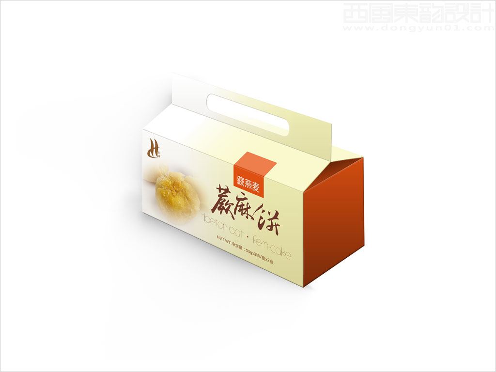 甘肅省隴華食品廠藏燕麥蕨麻餅糕點(diǎn)禮品盒食品包裝設(shè)計(jì)圖片