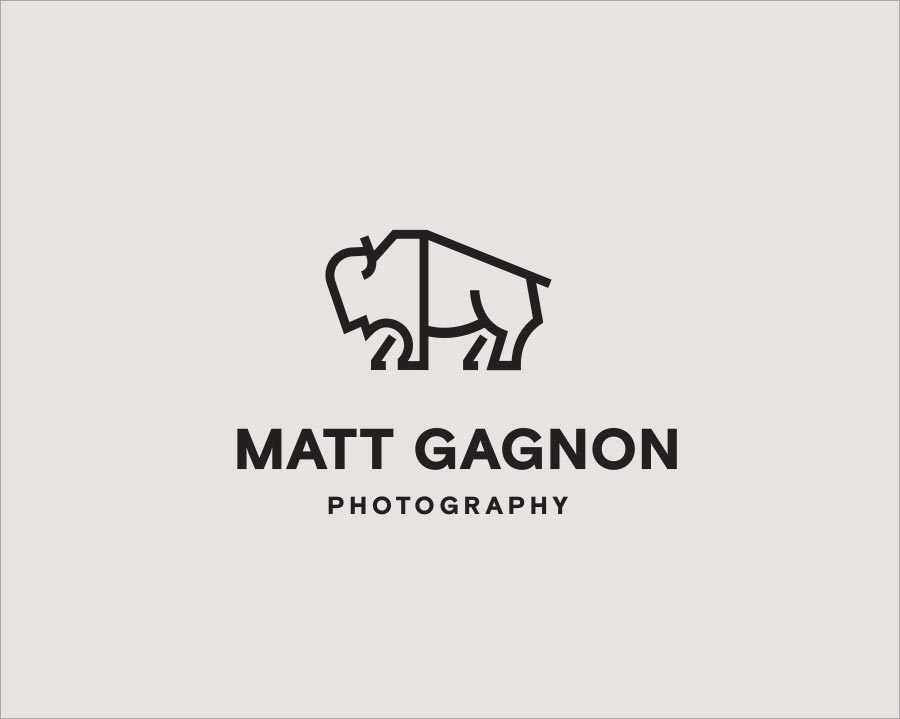 MATT GAGNON PHOTOGRAPHY 攝影公司標(biāo)志設(shè)計