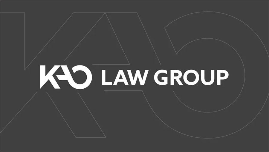  KAO law group logo設(shè)計(jì)