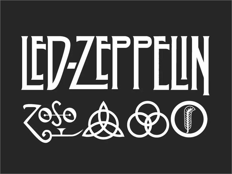 Led Zeppelin 搖滾樂隊(duì)logo設(shè)計(jì)