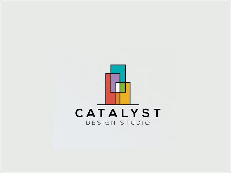 Catalyst Design Studio幾何形logo設(shè)計(jì)案例