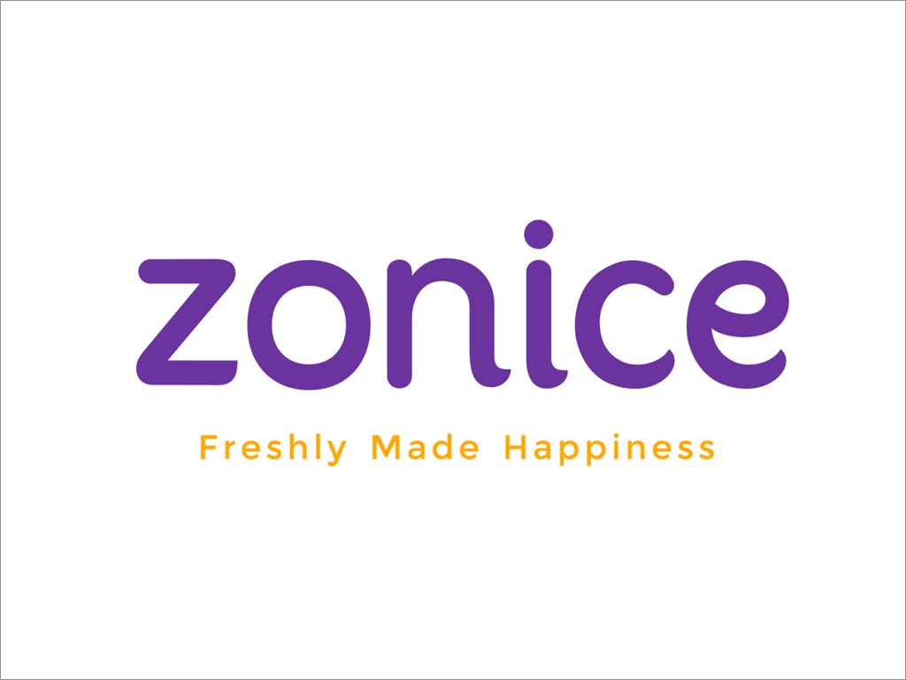 Zonice冰淇淋冷飲店品牌logo設(shè)計