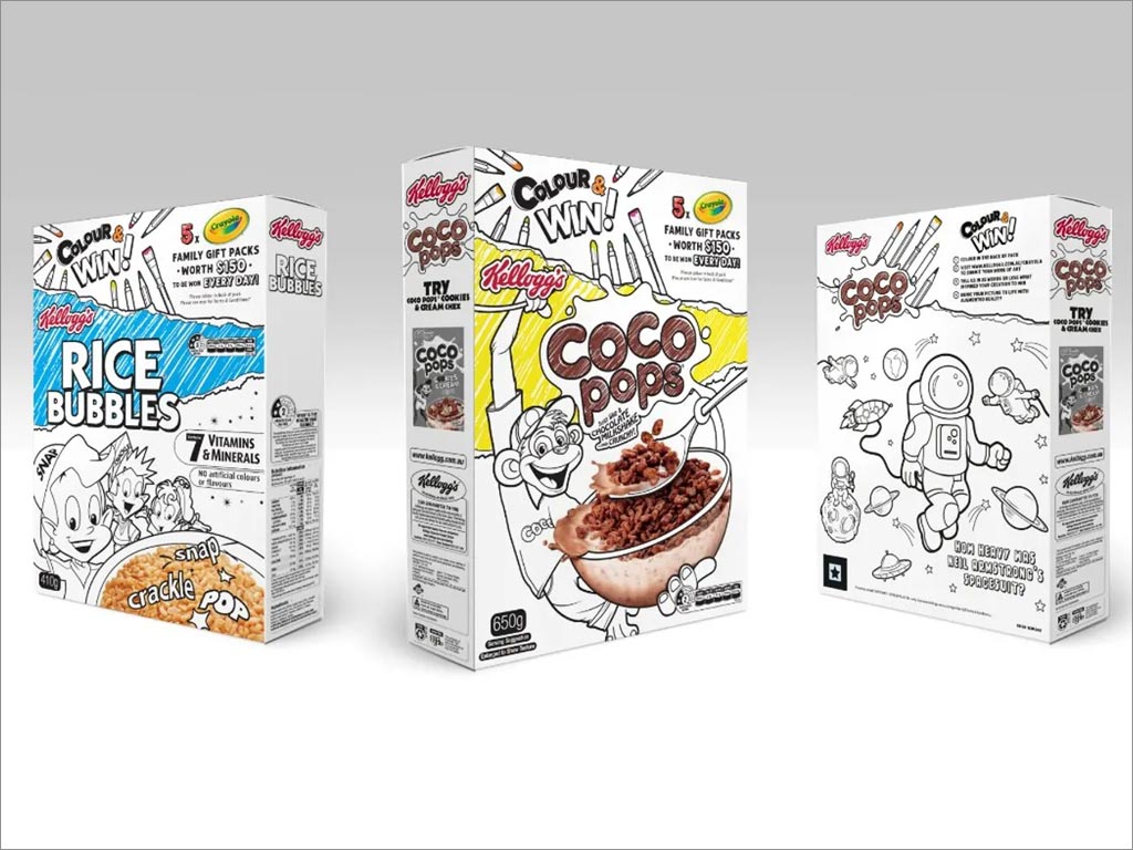 Kellogg's充滿童趣的嬰兒食品包裝設(shè)計(jì)