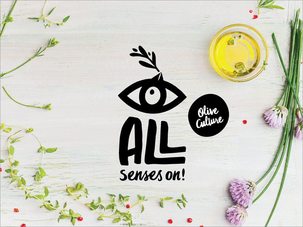 希臘All Senses On橄欖油logo設(shè)計