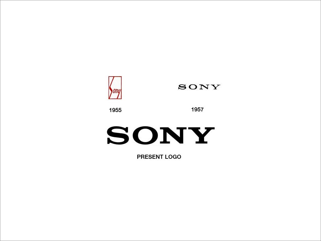 SONY logo設(shè)計及其演變過程