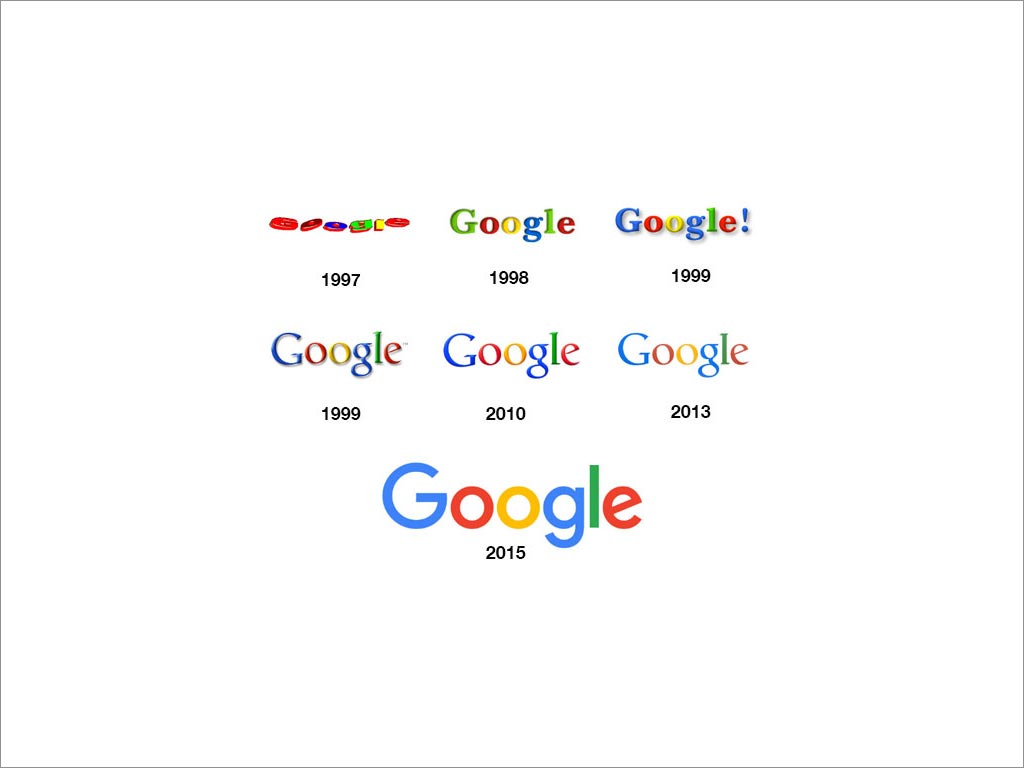 GOOGLE logo設(shè)計及其演變過程