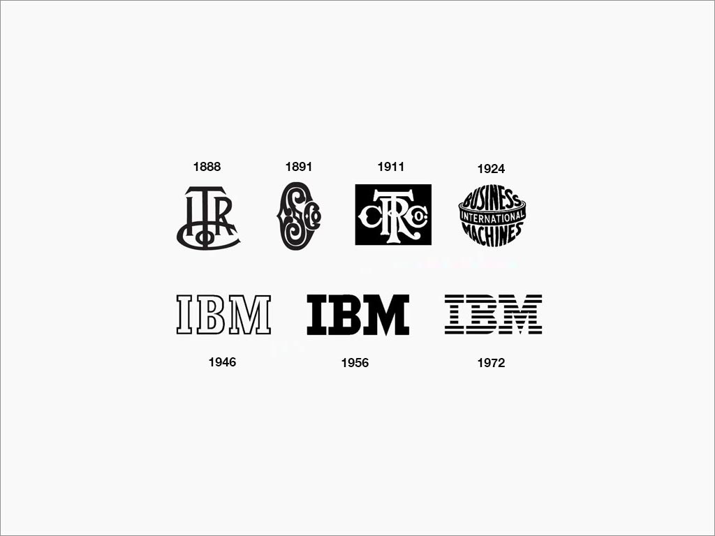 IBM Logo設(shè)計及其演變過程