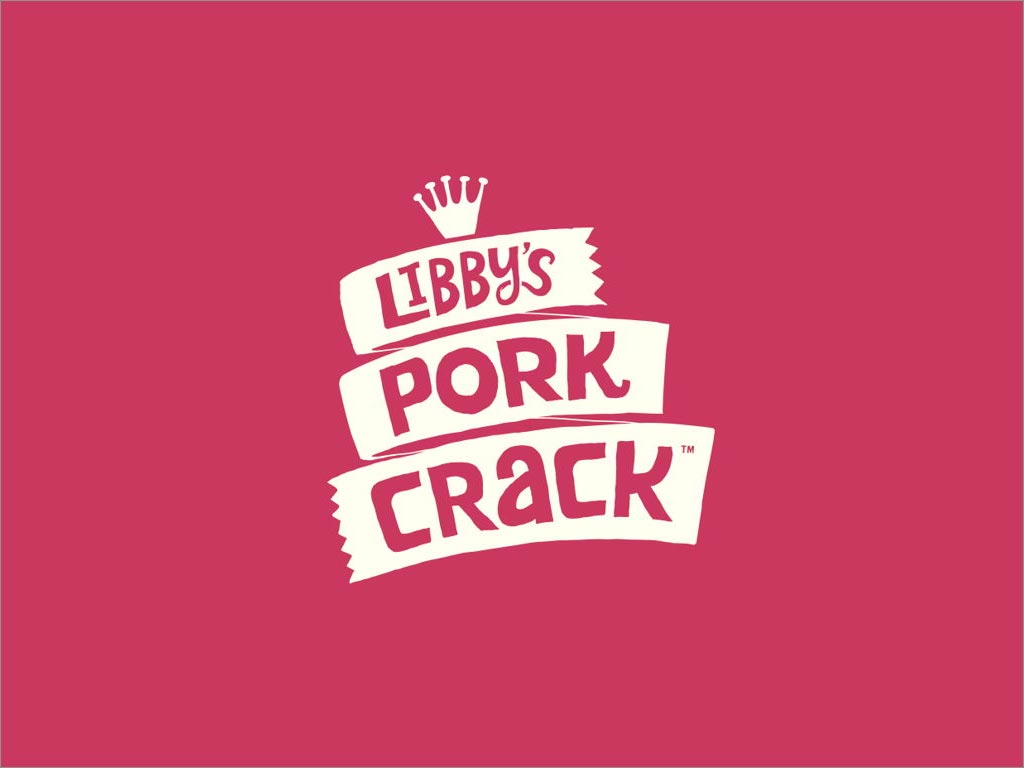 美國Libby's Pork Crack休閑食品logo設(shè)計