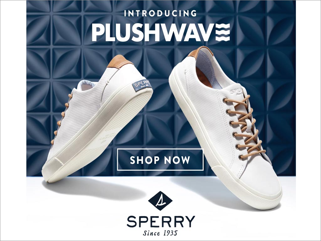 SPERRY PLUSHWAVE休閑鞋品牌形象設(shè)計(jì)