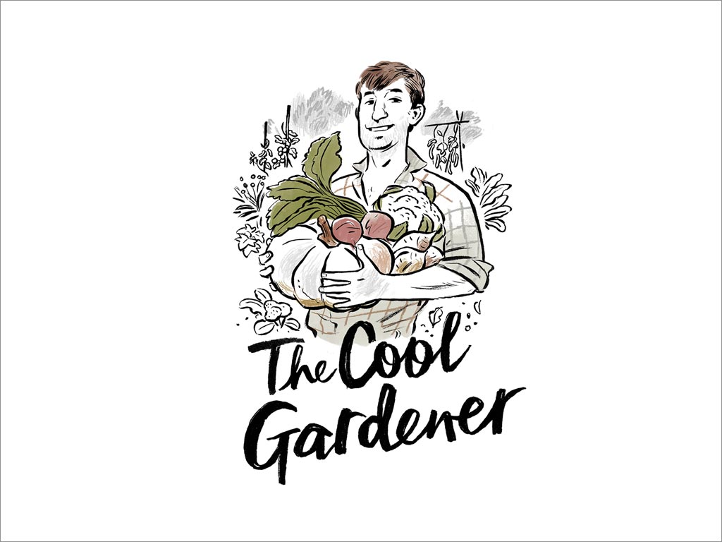 新西蘭The Cool Gardener速凍方便食品logo設(shè)計(jì)