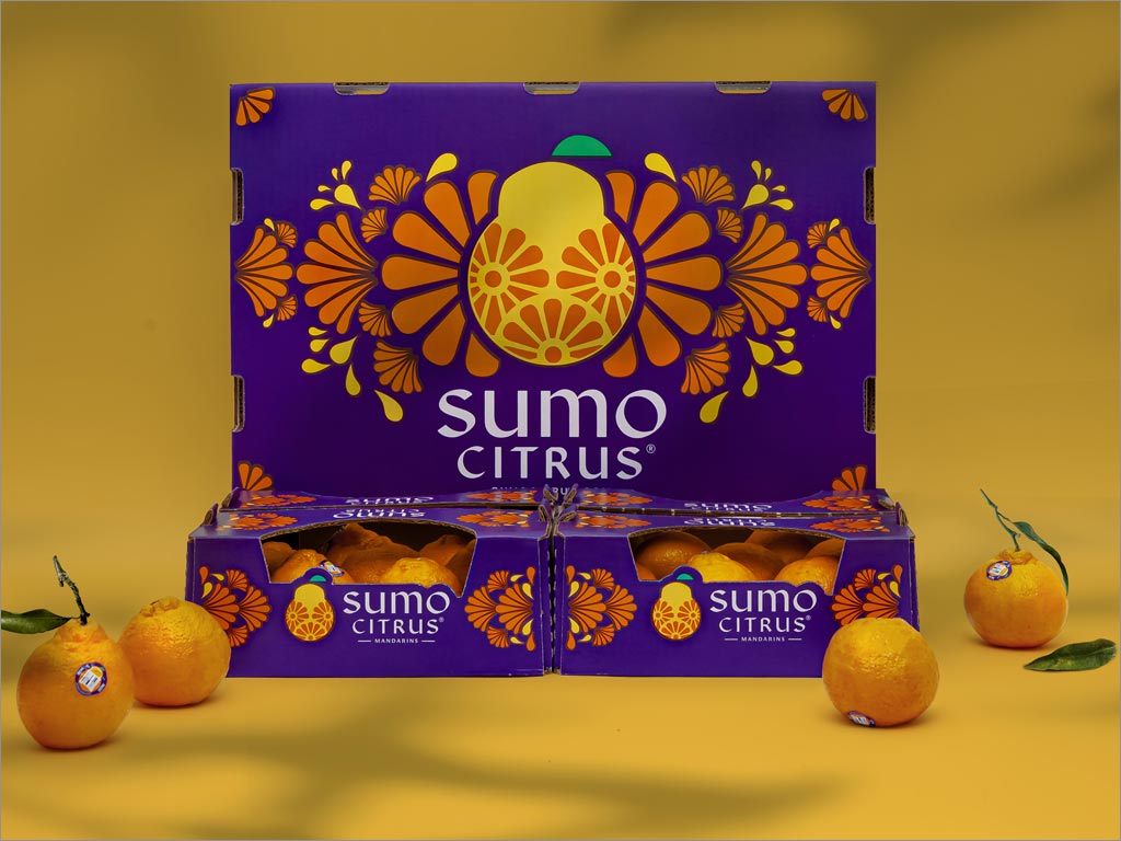 彰顯日本傳統(tǒng)的Sumo Citrus柑橘水果包裝設計之實物照片