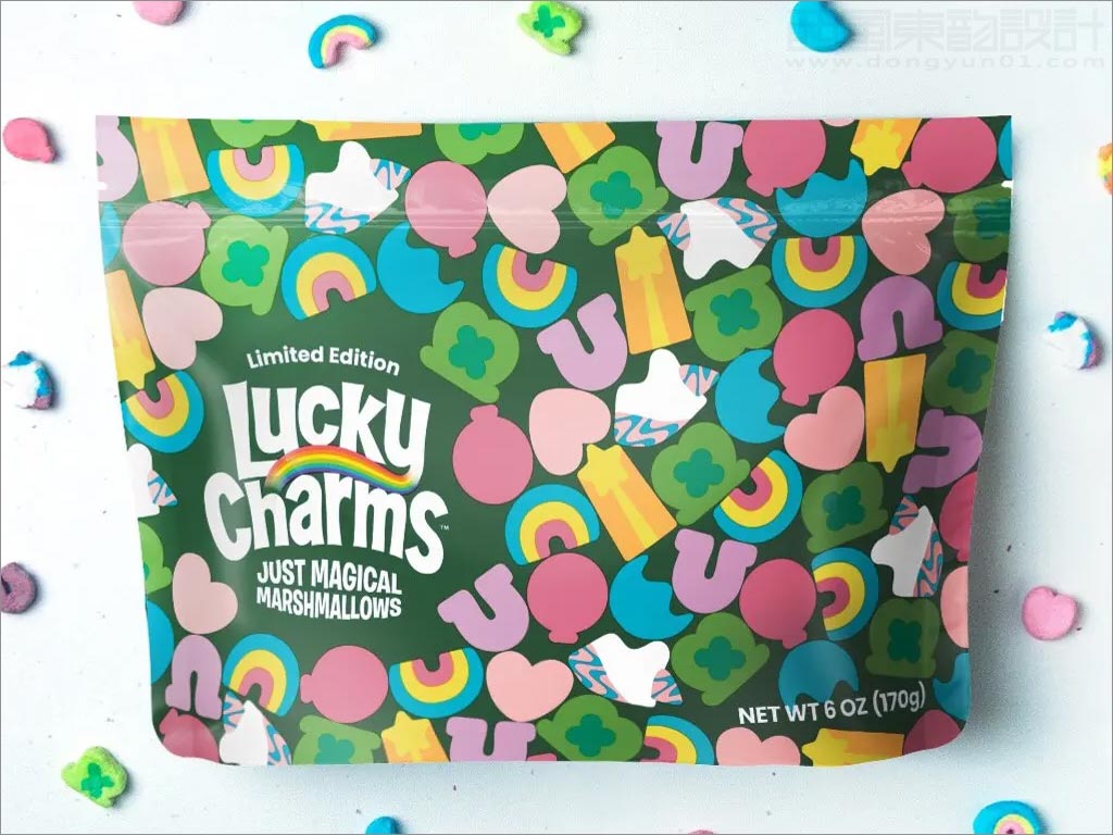 美國Lucky Charms Just Magical棉花糖包裝設計