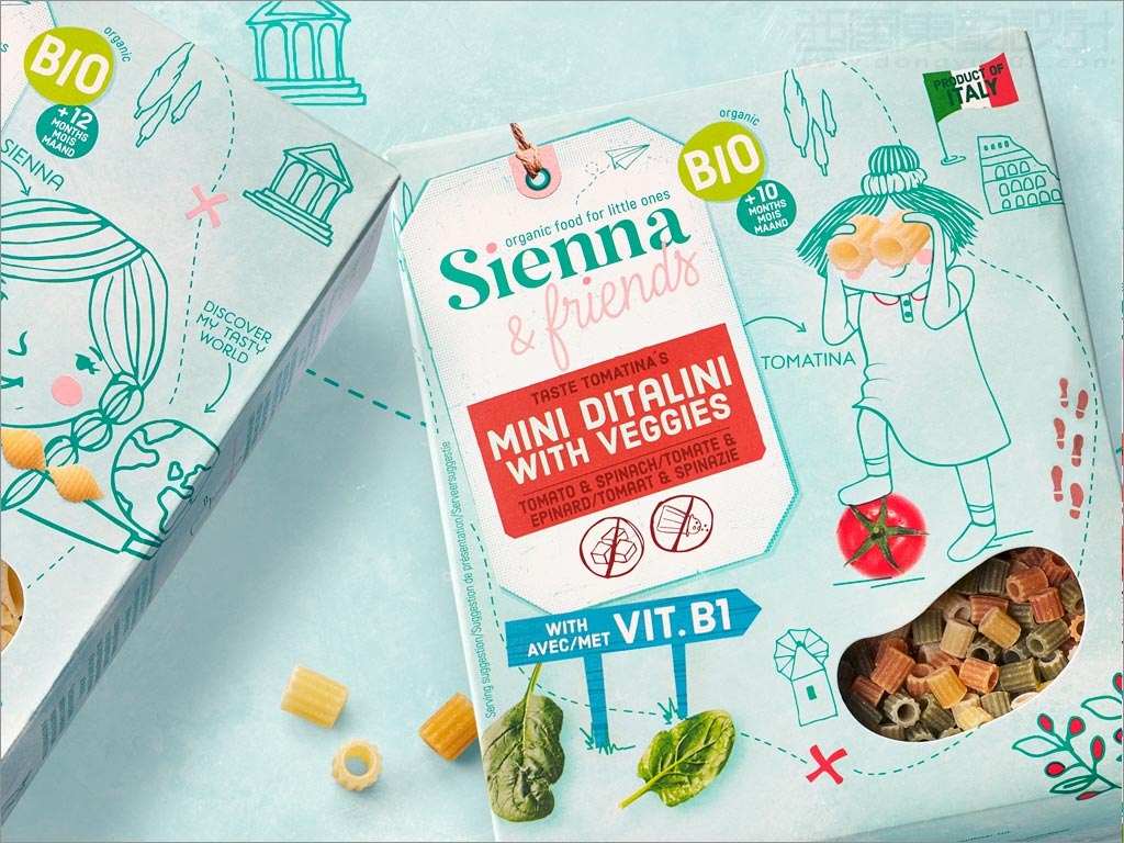 比利時Sienna＆Friends休閑食品包裝設(shè)計