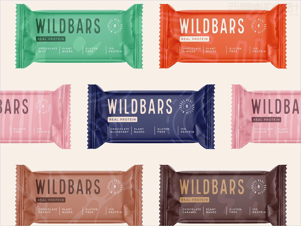 Wildbars蛋白質(zhì)代餐棒包裝袋設計