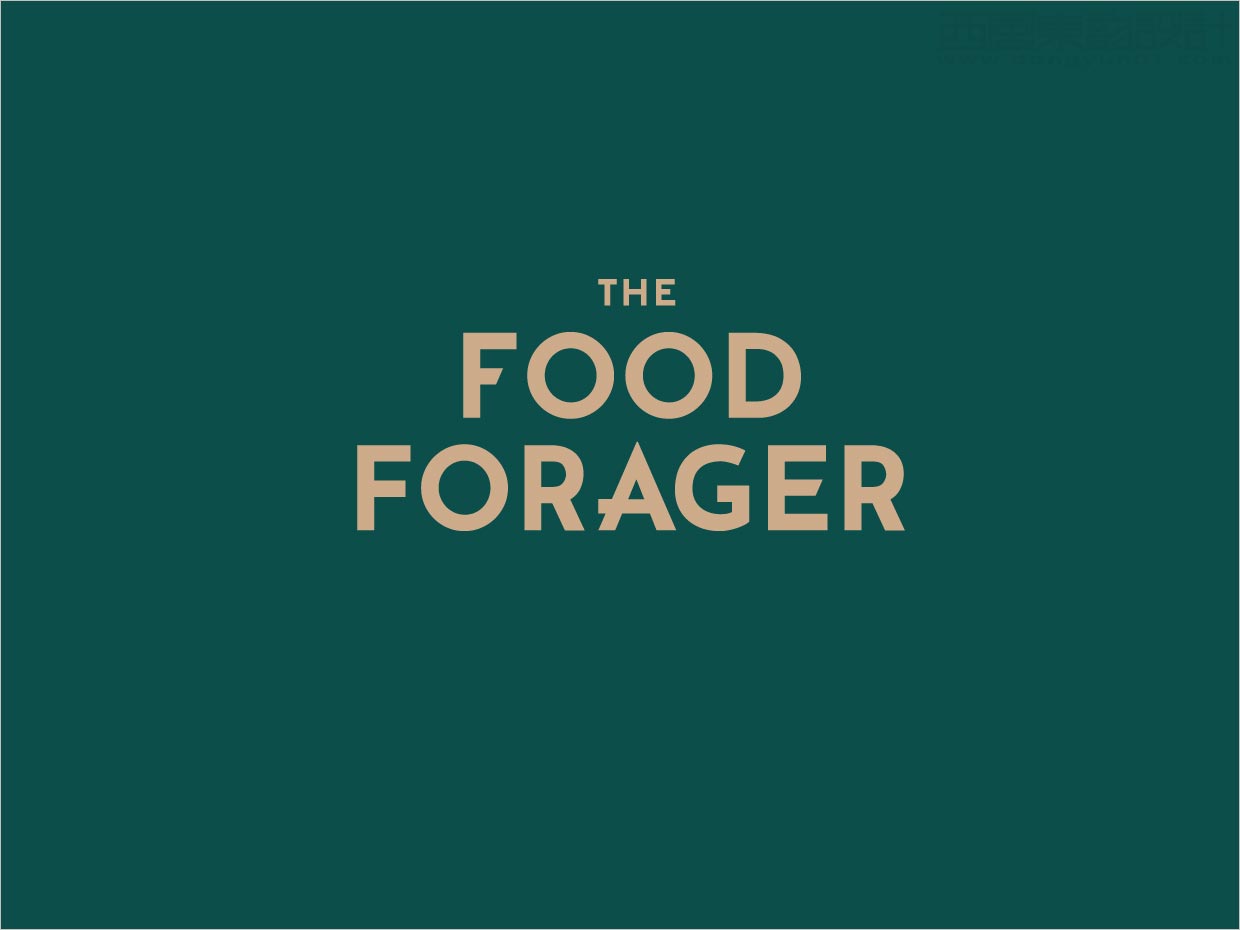 美國Food Forager食品快遞配送服務公司logo設(shè)計