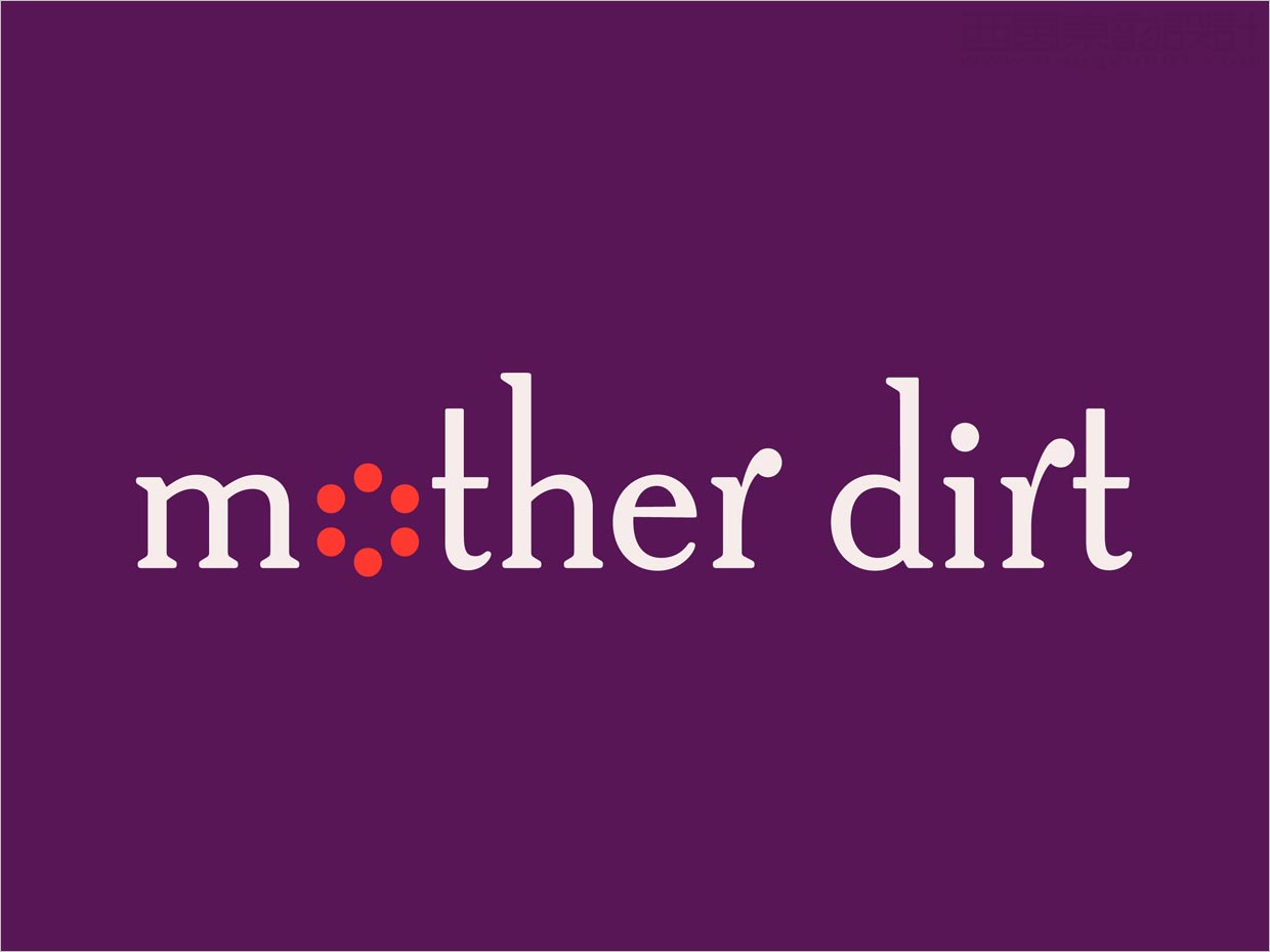 英國Mother Dirt護膚品logo設(shè)計