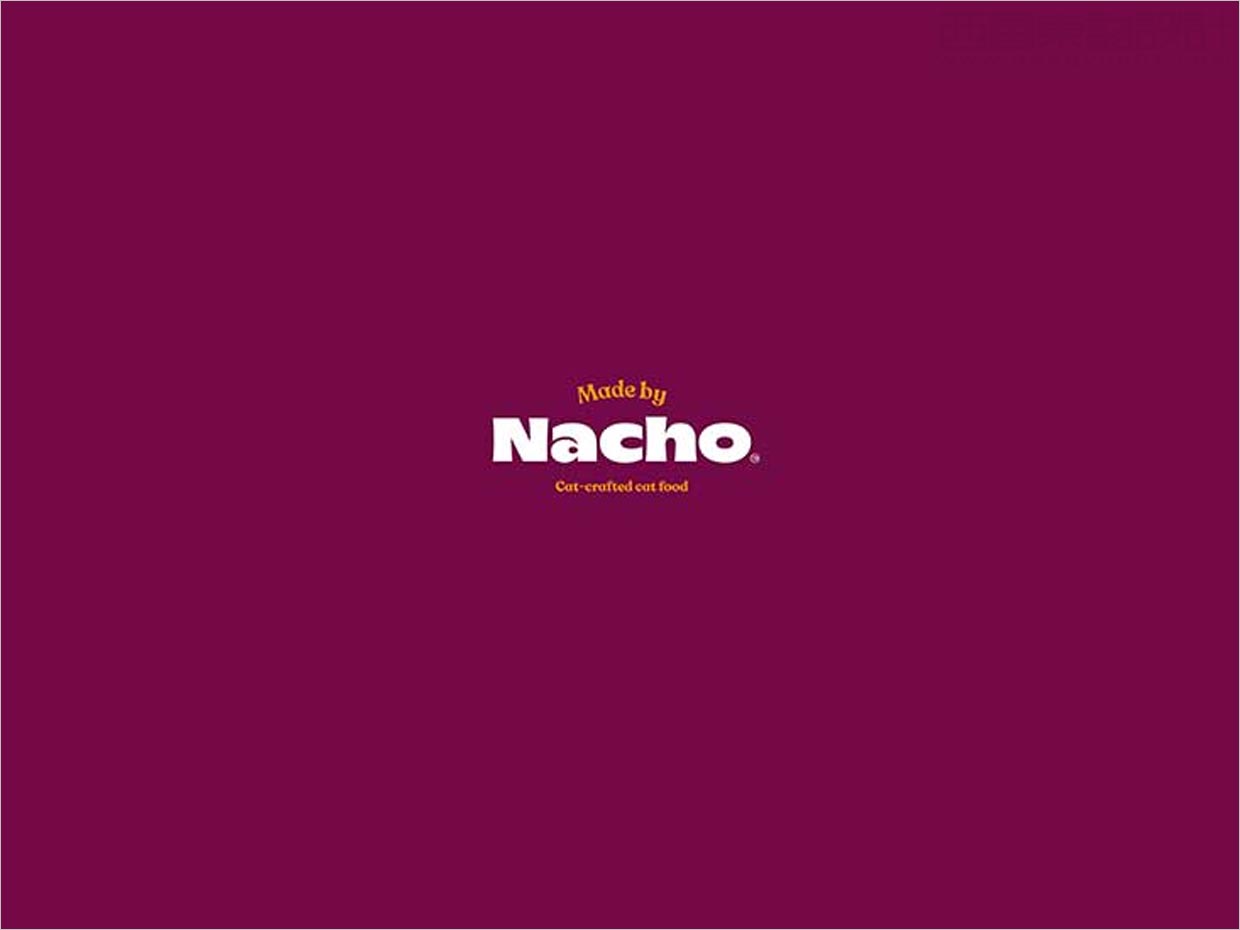 美國Nacho貓糧品牌logo設(shè)計