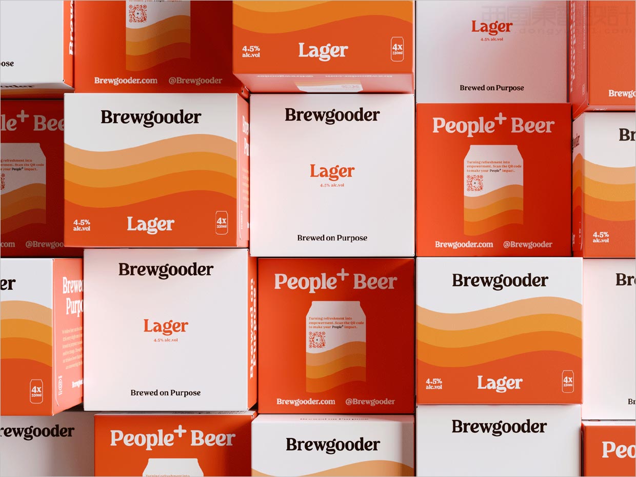 英國Brewgooder啤酒外箱包裝設(shè)計