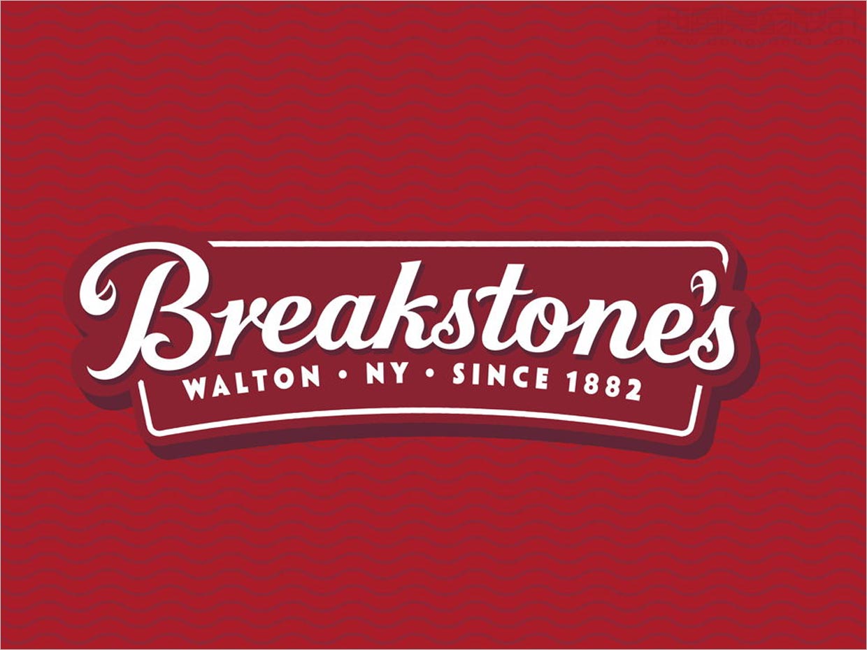 Breakstone奶酪乳制品品牌logo設(shè)計