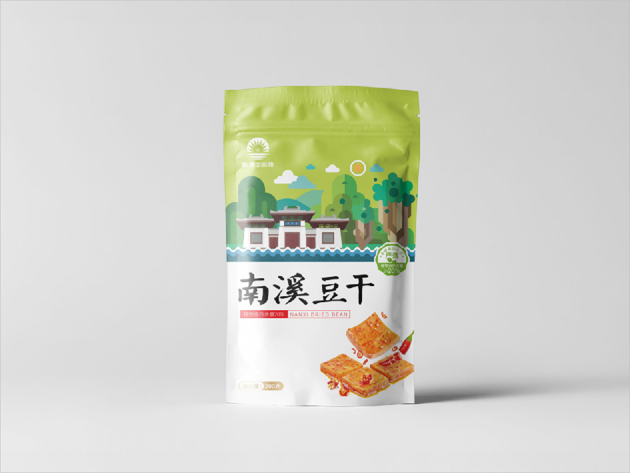 自然的恩典產(chǎn)品包裝設(shè)計(jì)之南溪豆干包裝設(shè)計(jì)